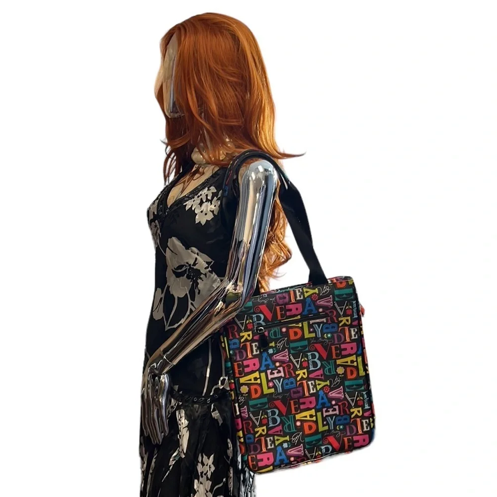 Vera Bradley Laptop Travel Tote from A to Vera Frill Computer Bag New‎ Colorful